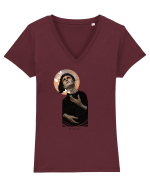 NOSTALGIA Tricou mânecă scurtă guler V Damă Evoker