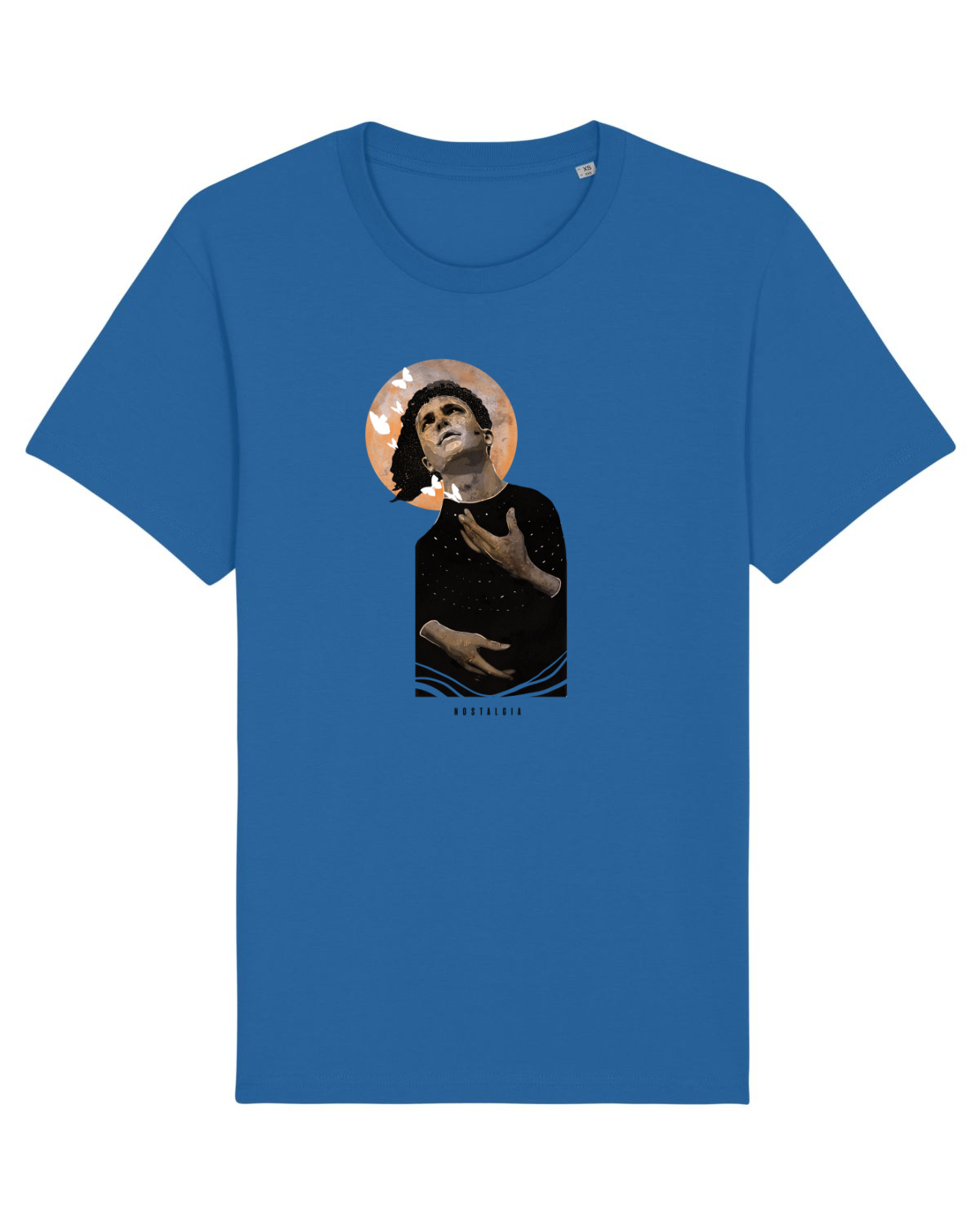 Tricou mânecă scurtă Unisex Rocker Royal Blue