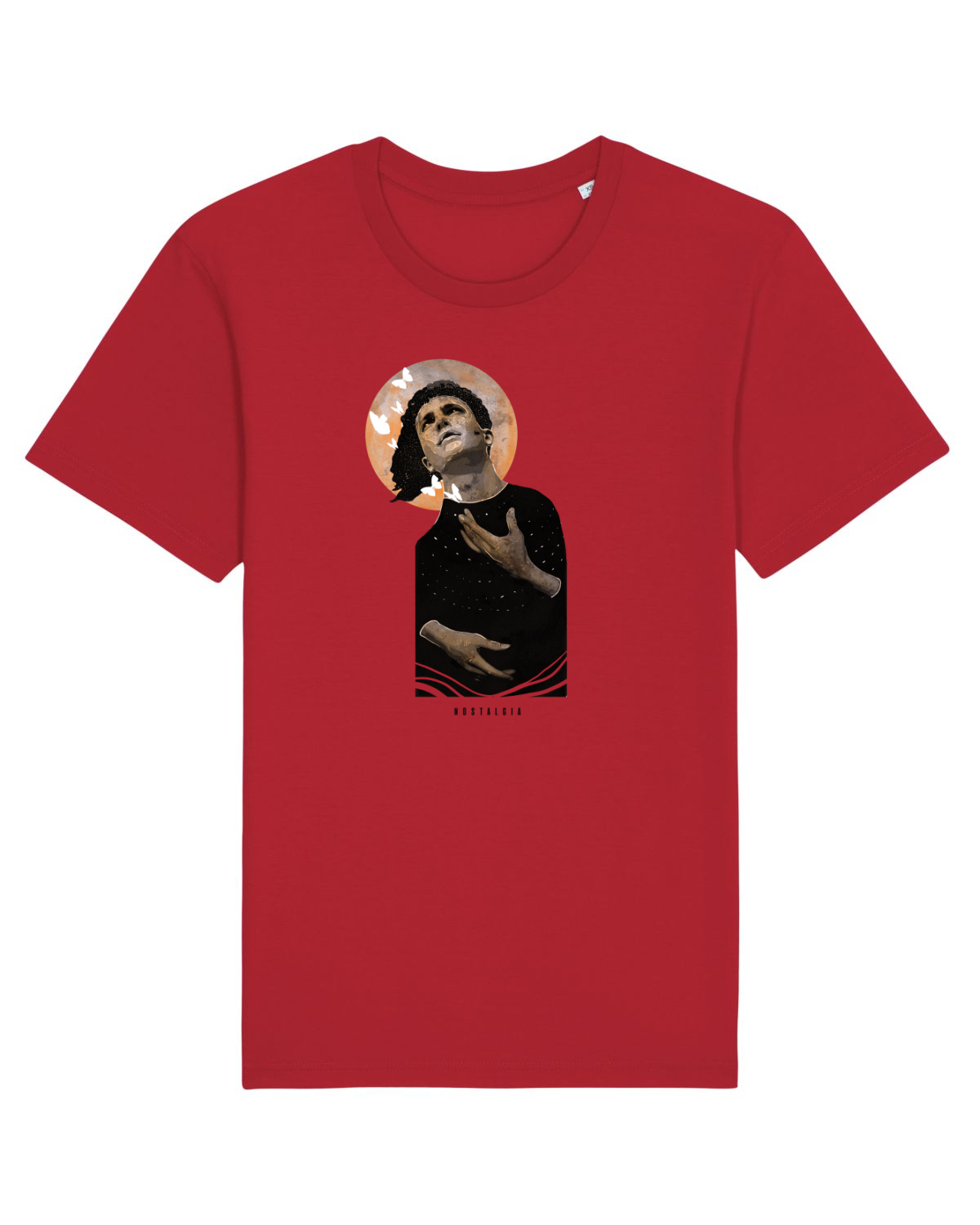 Tricou mânecă scurtă Unisex Rocker Red