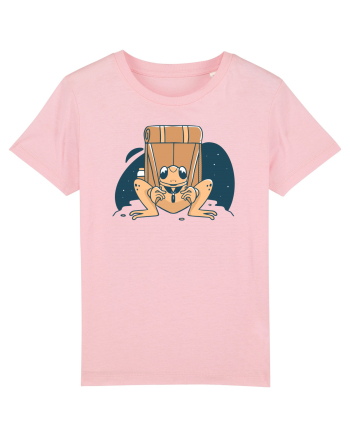 Broasca ce care un rupsac in spate Cotton Pink