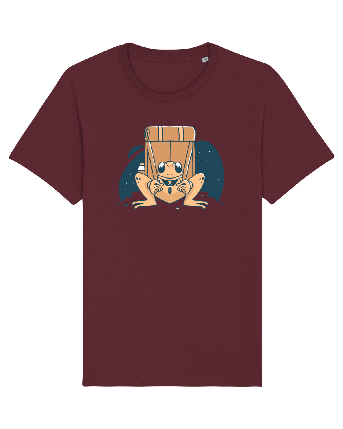Tricou mânecă scurtă Unisex Rocker Burgundy