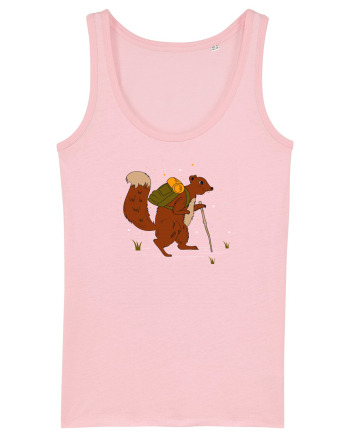 Cu veverita la padure Cotton Pink