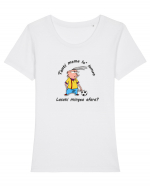 Hai la joaca Tricou mânecă scurtă guler larg fitted Damă Expresser