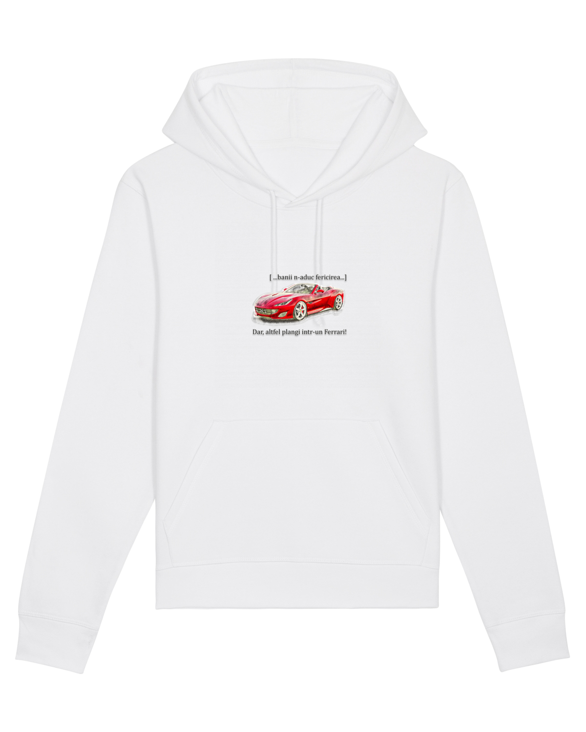 Hanorac Unisex Drummer White