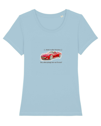 Plangi in Ferrari Sky Blue
