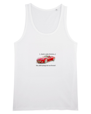 Plangi in Ferrari White