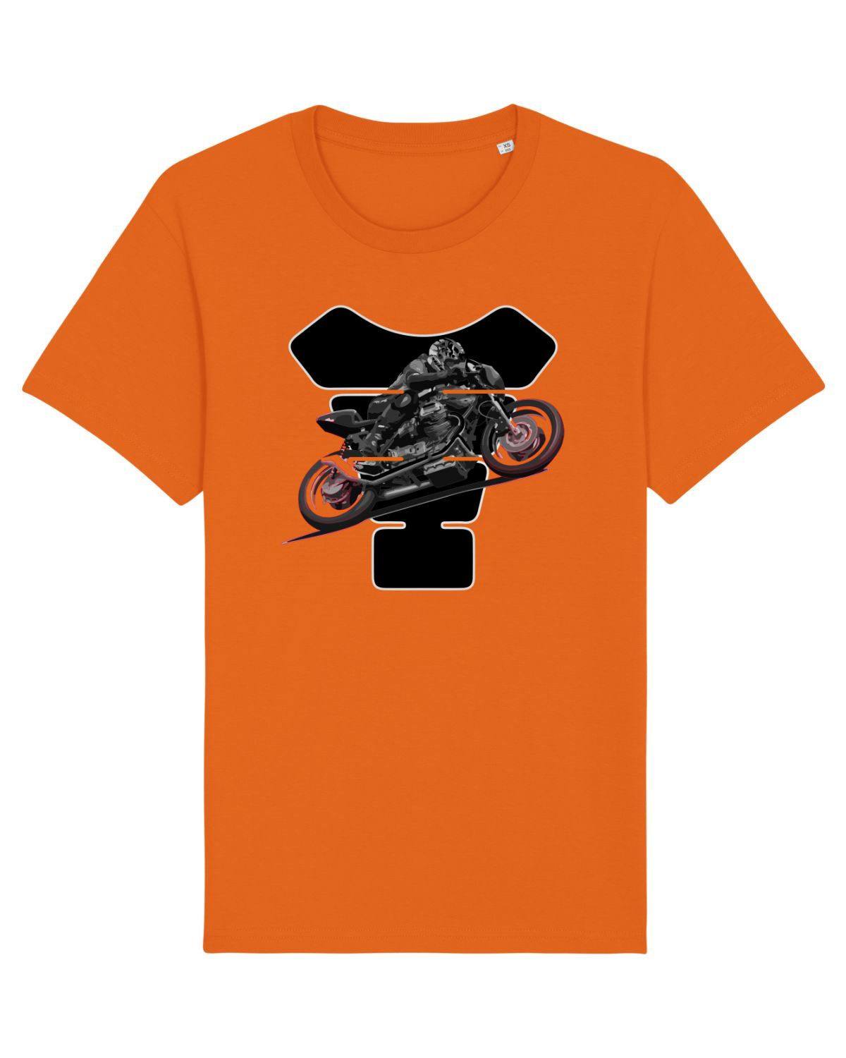 Tricou mânecă scurtă Unisex Rocker Bright Orange
