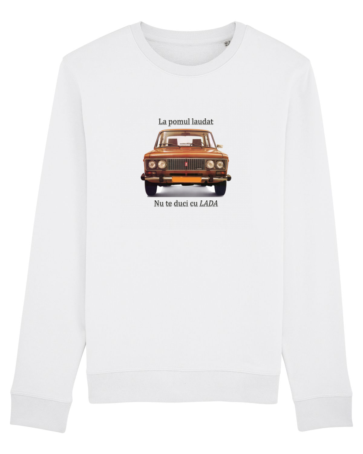 Bluză mânecă lungă Unisex Rise White