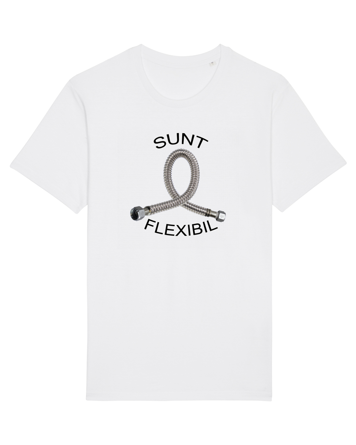 Tricou mânecă scurtă Unisex Rocker White