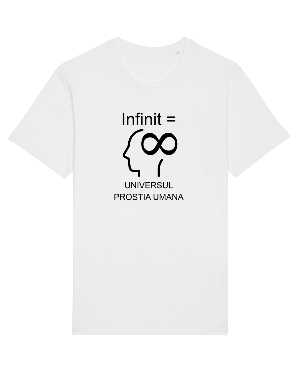 Tricou mânecă scurtă Unisex Rocker White