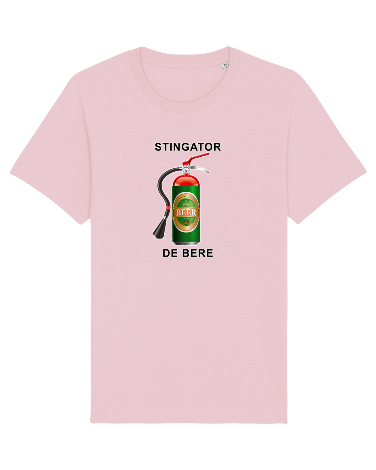 Tricou mânecă scurtă Unisex Rocker Cotton Pink