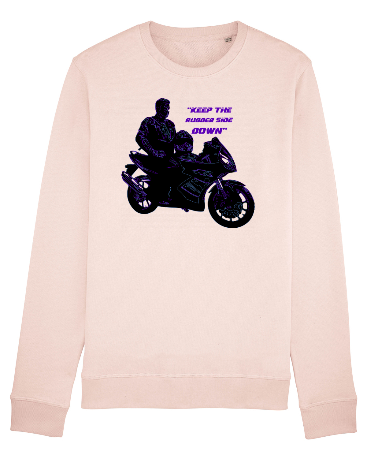 Bluză mânecă lungă Unisex Rise Candy Pink