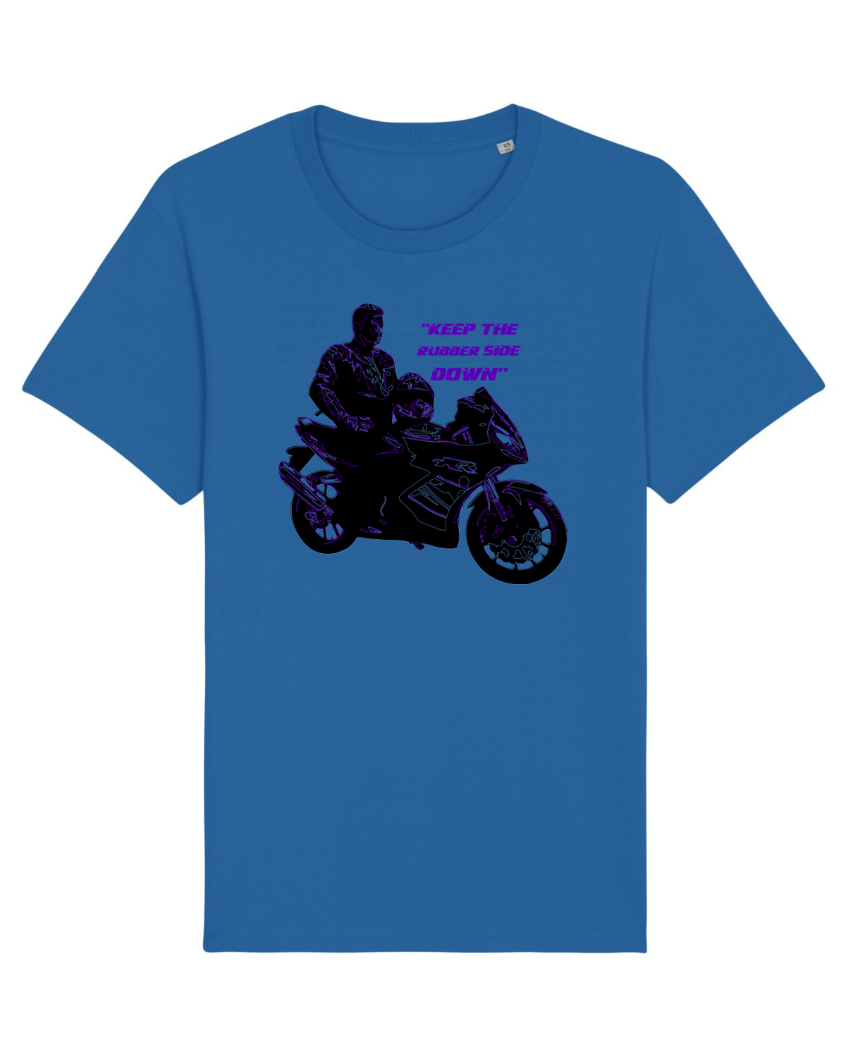 Tricou mânecă scurtă Unisex Rocker Royal Blue