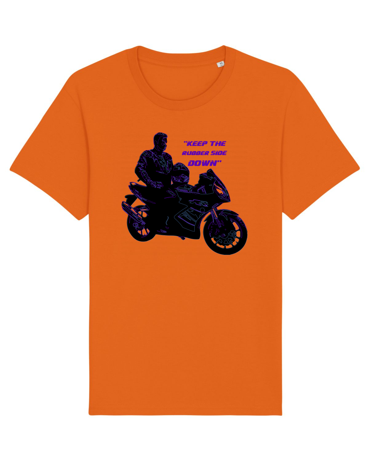 Tricou mânecă scurtă Unisex Rocker Bright Orange