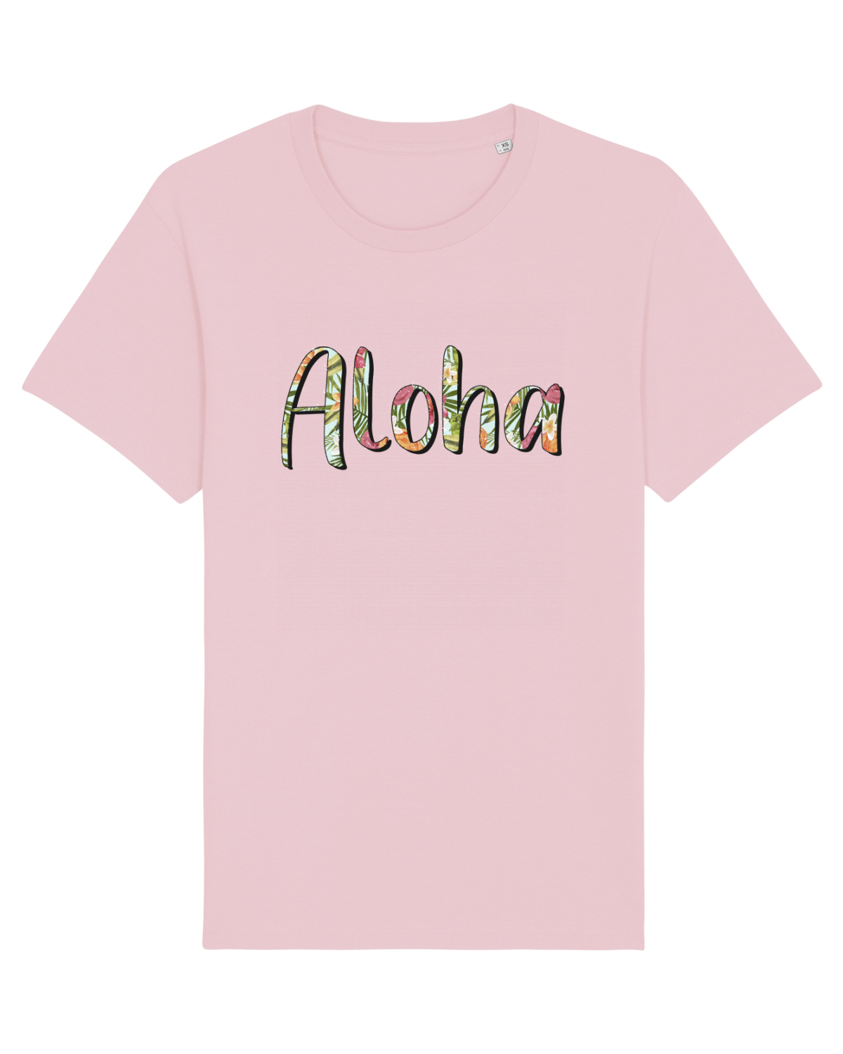 Tricou mânecă scurtă Unisex Rocker Cotton Pink