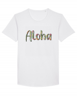 Aloha Tricou mânecă scurtă guler larg Bărbat Skater