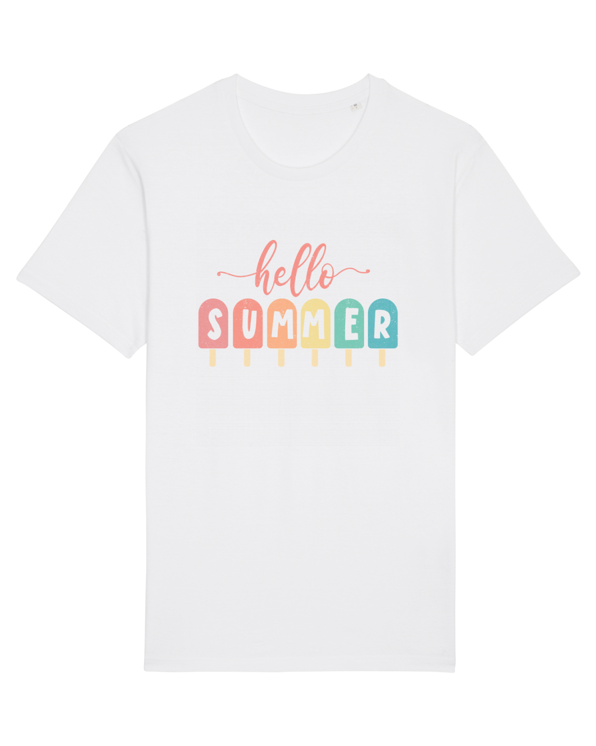Tricou mânecă scurtă Unisex Rocker White