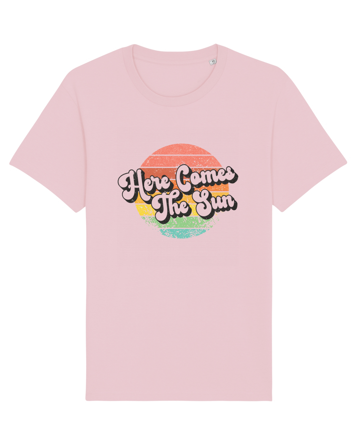 Tricou mânecă scurtă Unisex Rocker Cotton Pink
