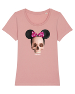 Craniu Darkmouse mini Tricou mânecă scurtă guler larg fitted Damă Expresser