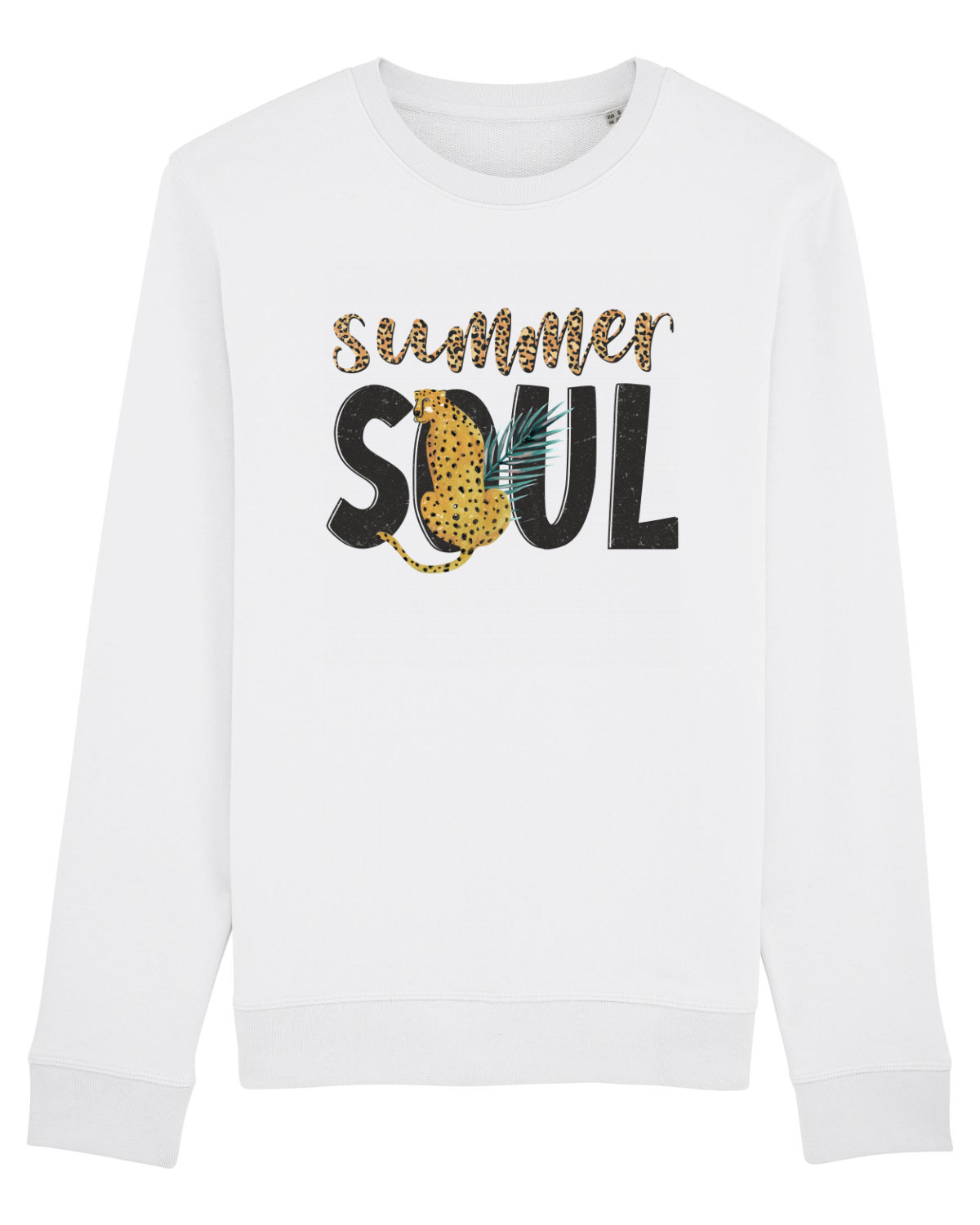 Bluză mânecă lungă Unisex Rise White