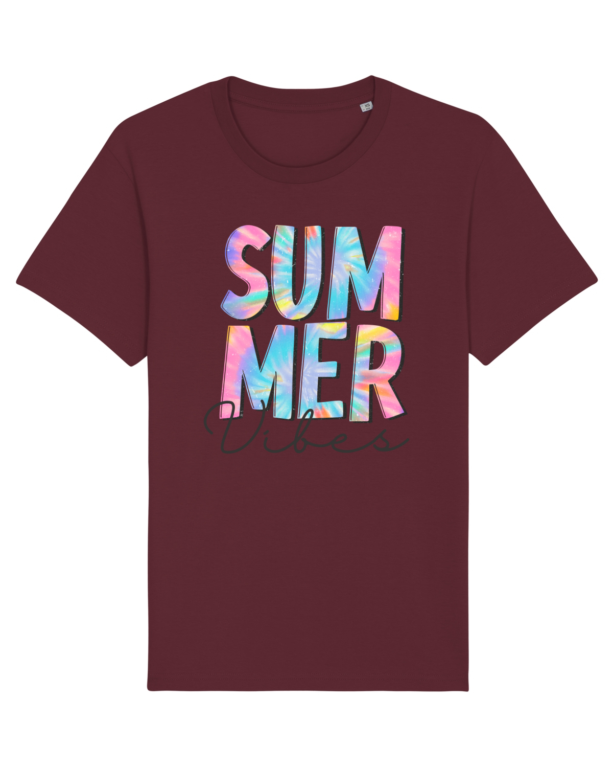 Tricou mânecă scurtă Unisex Rocker Burgundy
