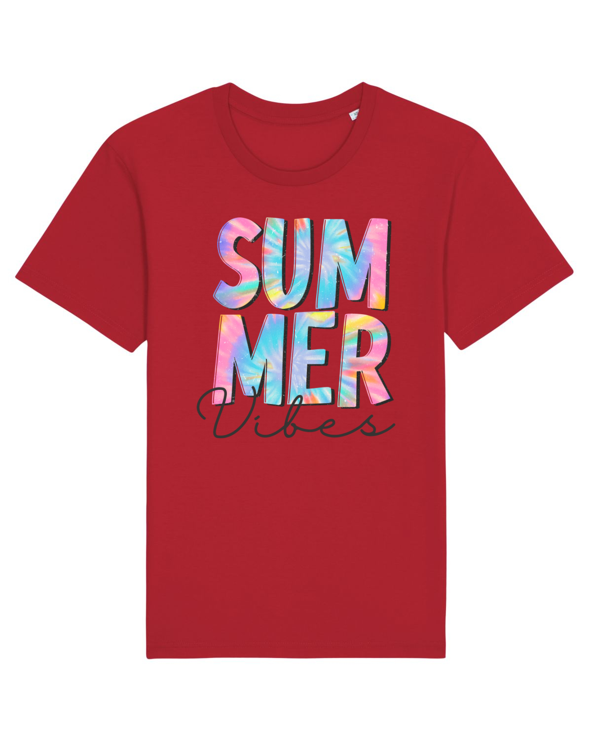 Tricou mânecă scurtă Unisex Rocker Red