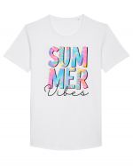 Summer Vibes Tricou mânecă scurtă guler larg Bărbat Skater