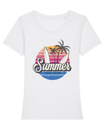 Summer Vintage Sunset White