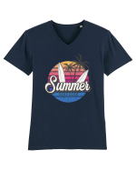 Summer Vintage Sunset Tricou mânecă scurtă guler V Bărbat Presenter