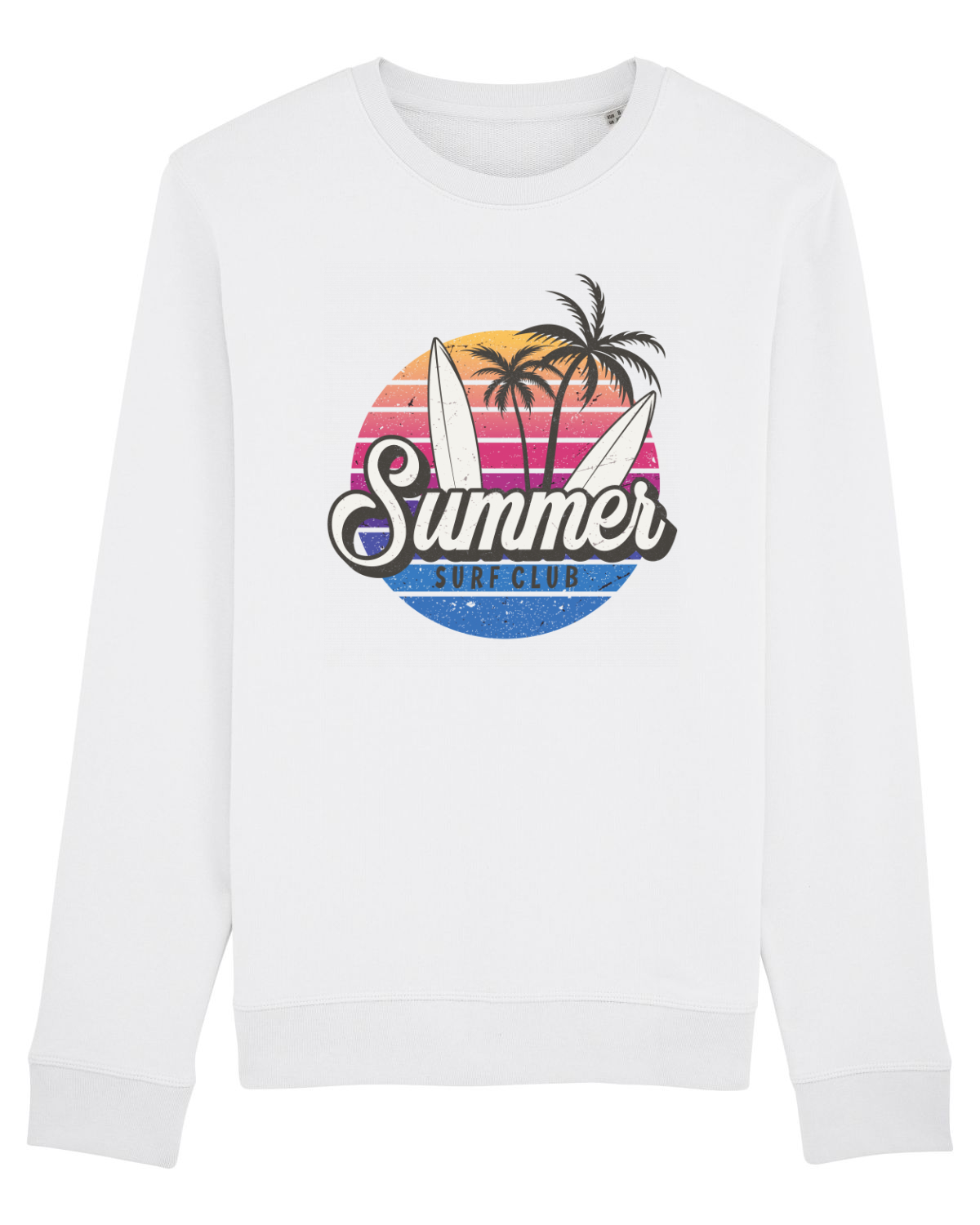 Bluză mânecă lungă Unisex Rise White