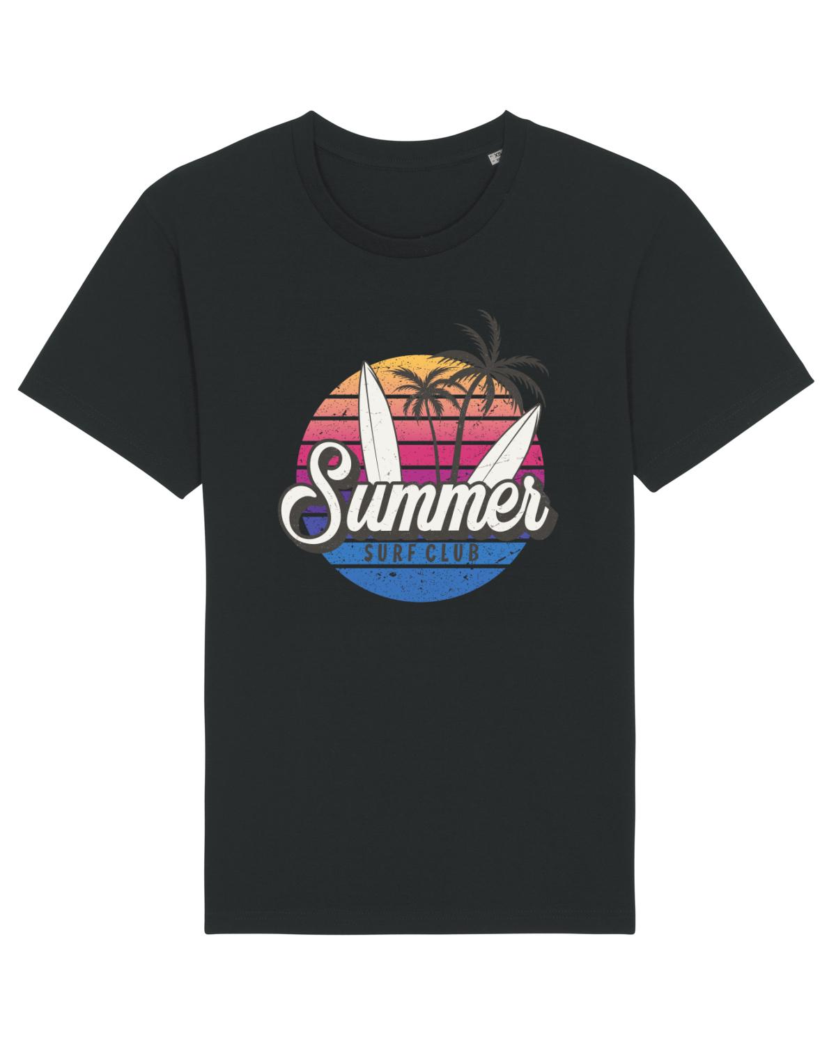 Tricou mânecă scurtă Unisex Rocker Black