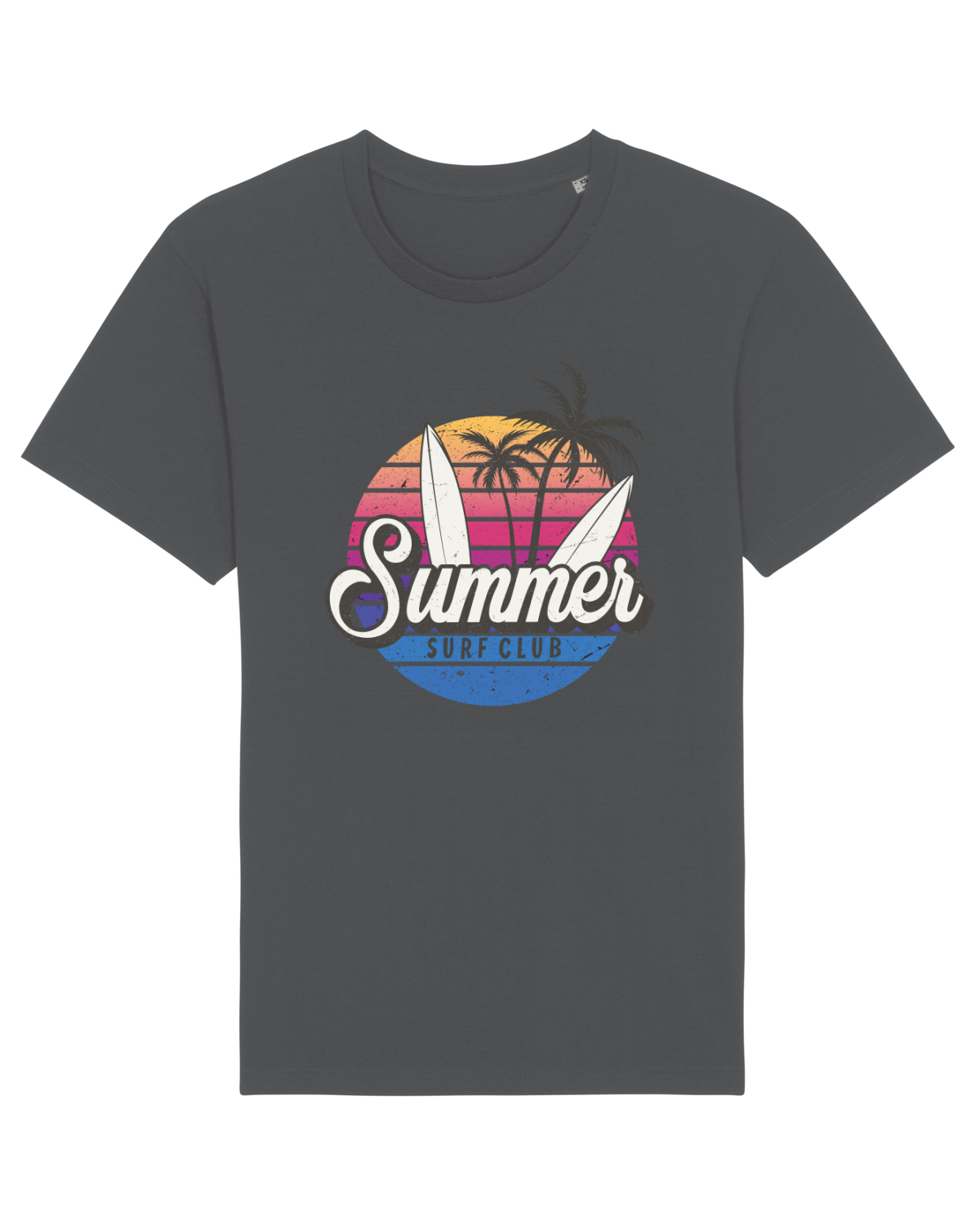 Tricou mânecă scurtă Unisex Rocker Anthracite