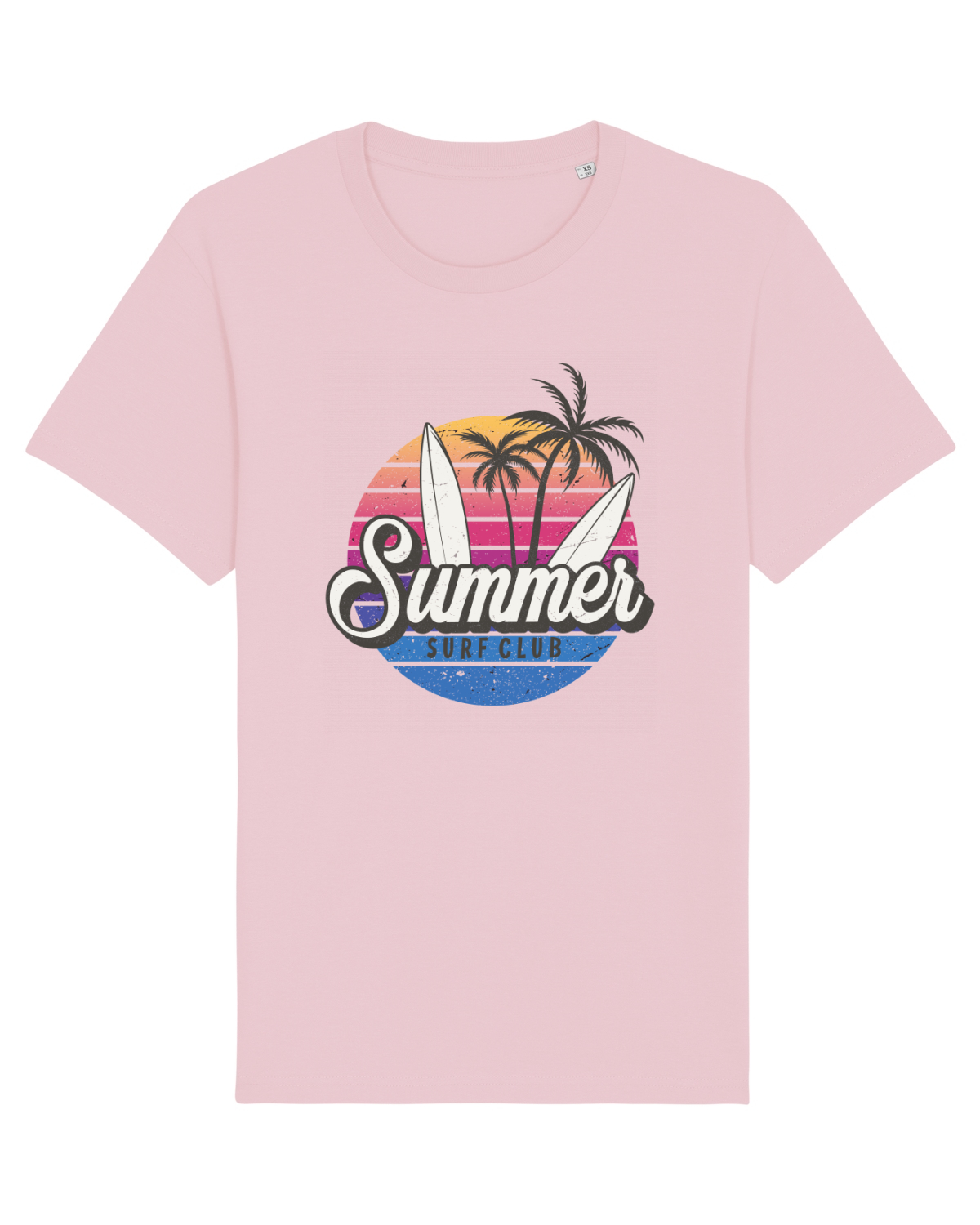 Tricou mânecă scurtă Unisex Rocker Cotton Pink
