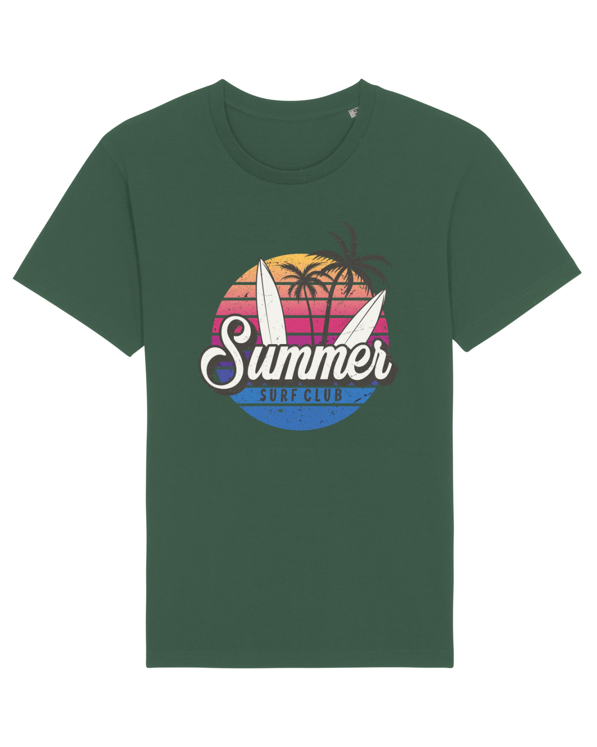 Tricou mânecă scurtă Unisex Rocker Bottle Green