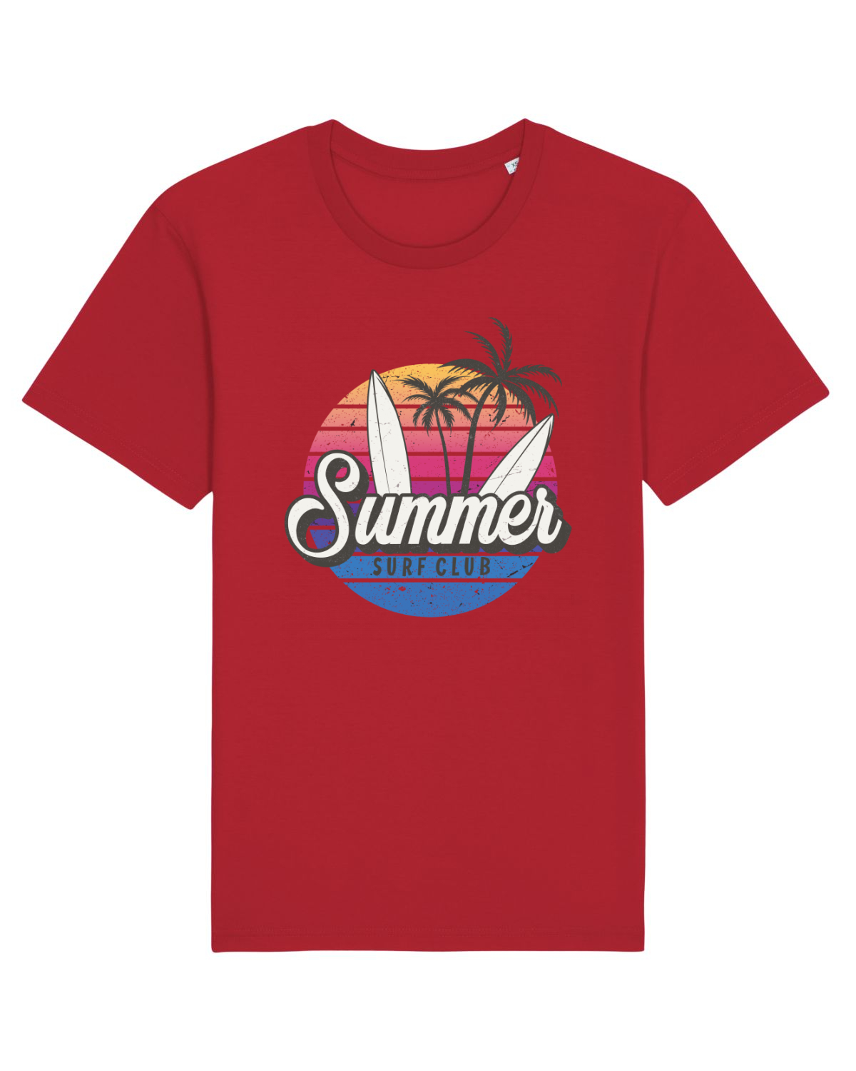 Tricou mânecă scurtă Unisex Rocker Red