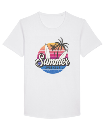 Summer Vintage Sunset White