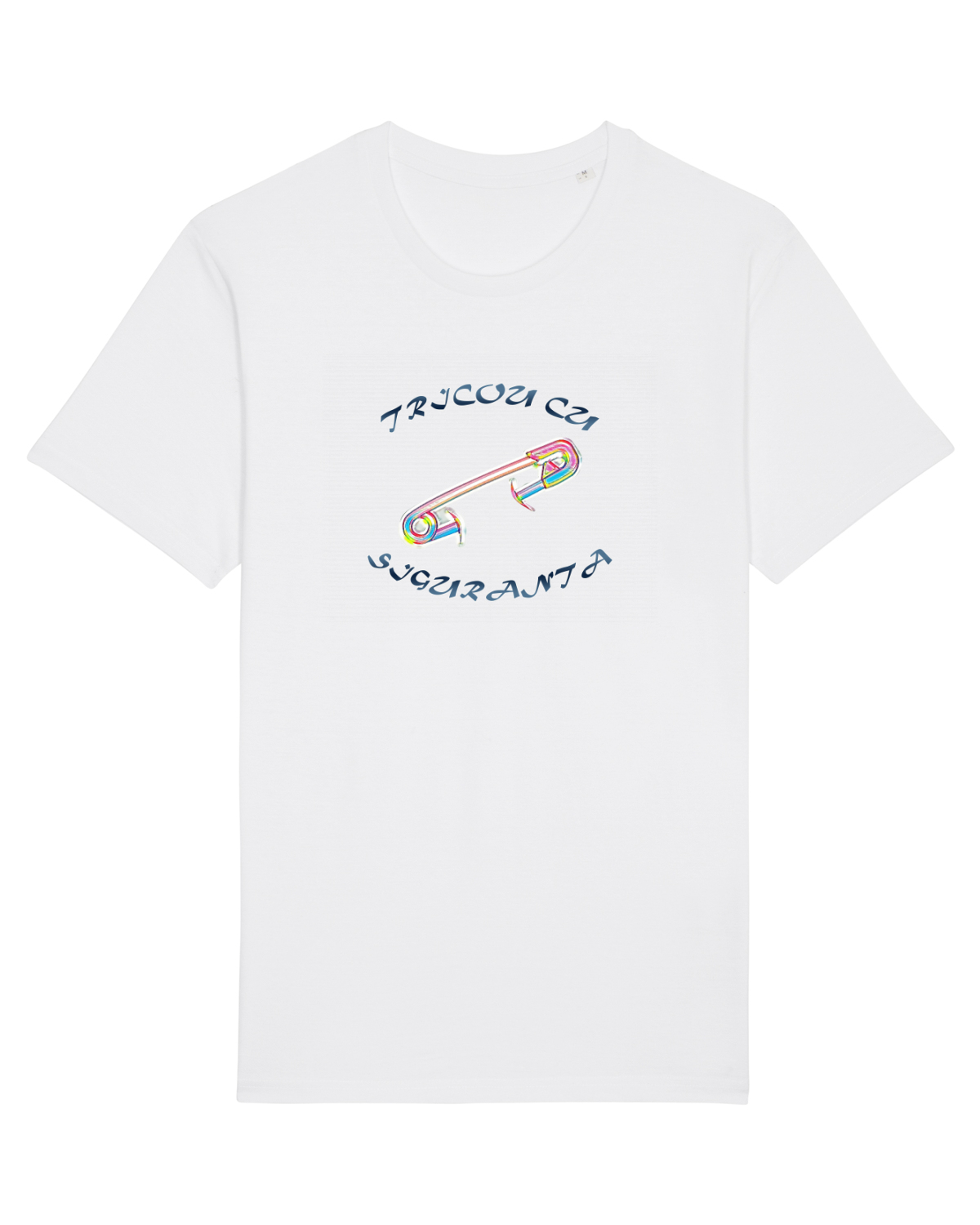 Tricou mânecă scurtă Unisex Rocker White