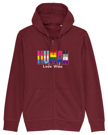 HUMAN - Love Wins Burgundy