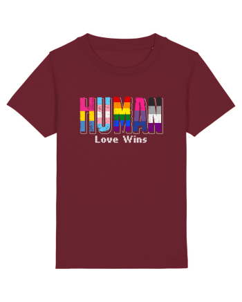 HUMAN - Love Wins Burgundy