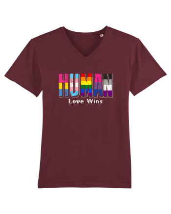 HUMAN - Love Wins Burgundy