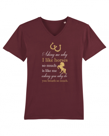 HORSE Burgundy