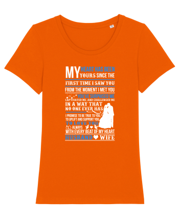 MY HUSBAND Bright Orange