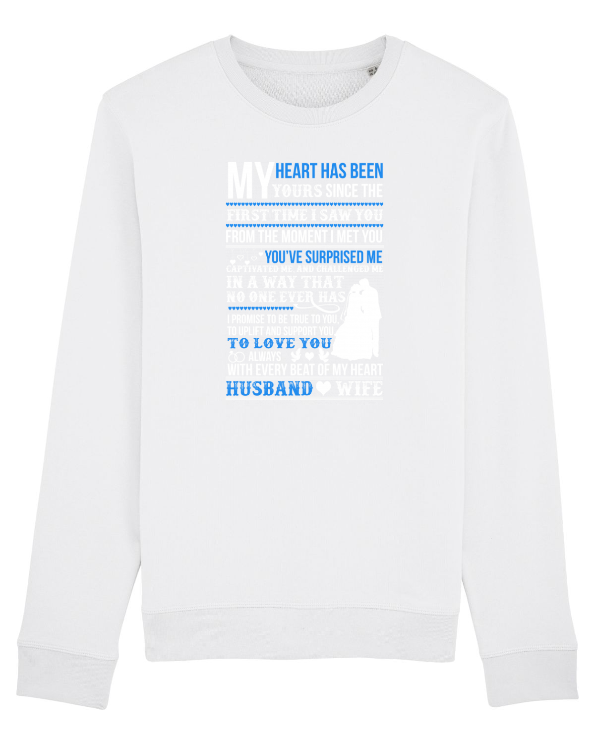 Bluză mânecă lungă Unisex Rise White