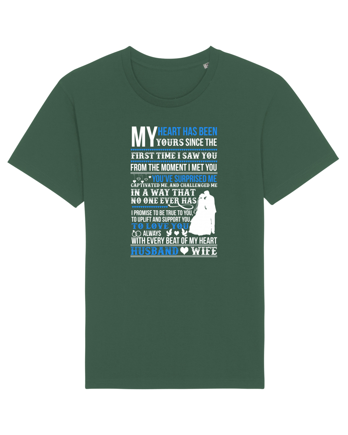 Tricou mânecă scurtă Unisex Rocker Bottle Green