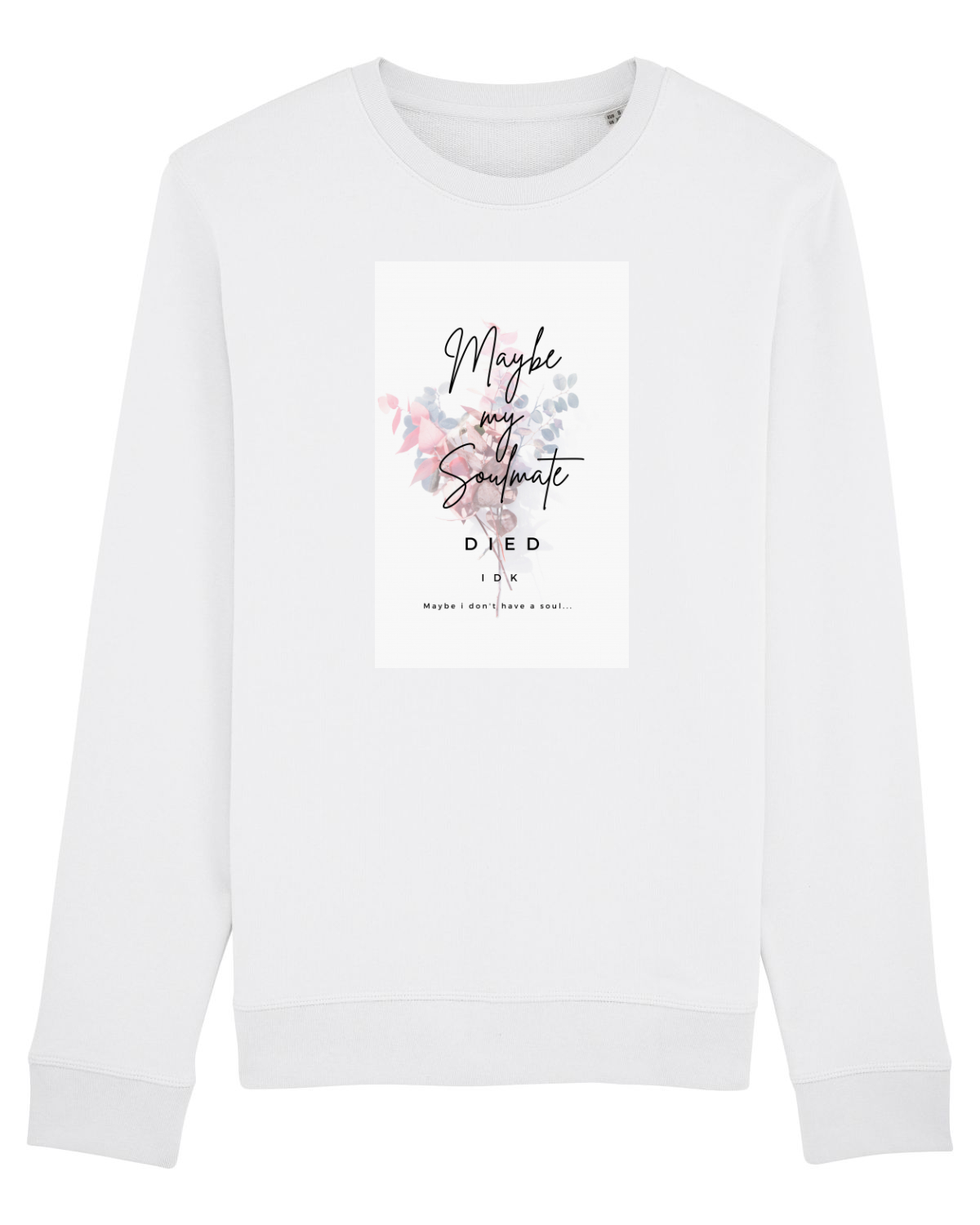 Bluză mânecă lungă Unisex Rise White