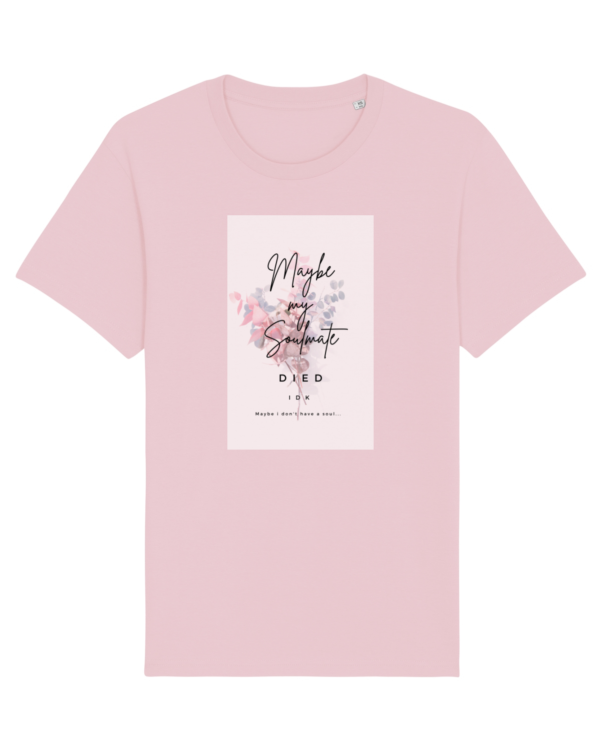 Tricou mânecă scurtă Unisex Rocker Cotton Pink