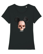Craniu Darkmouse angry Tricou mânecă scurtă guler larg fitted Damă Expresser
