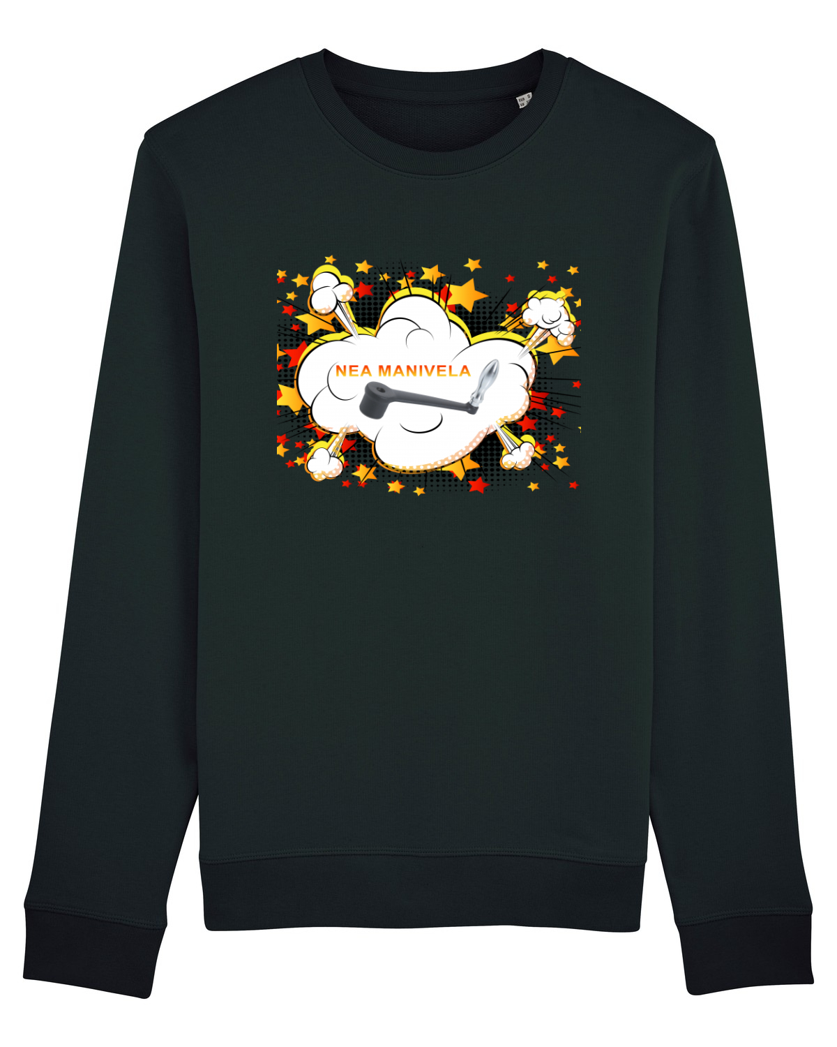 Bluză mânecă lungă Unisex Rise Black