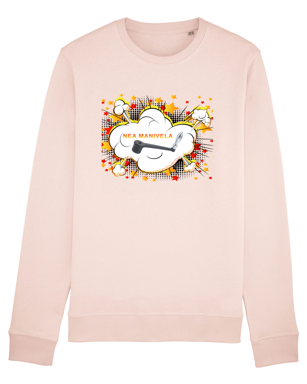 Bluză mânecă lungă Unisex Rise Candy Pink