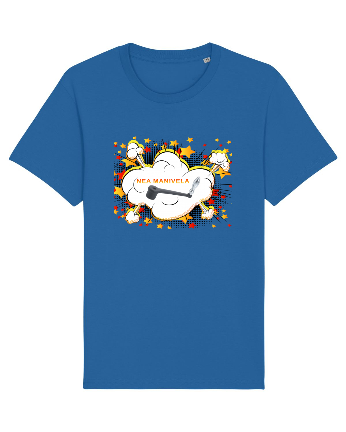 Tricou mânecă scurtă Unisex Rocker Royal Blue